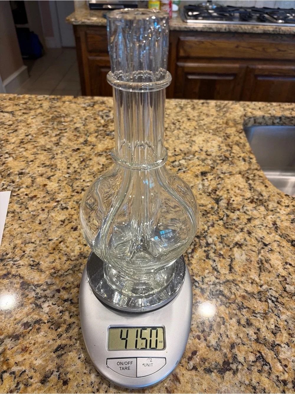 Vintage Made in France Fait Main Four Quadrant Decanter